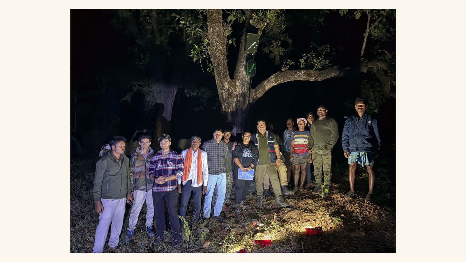 GAJ-DASTAK team during night operations in Jashpur