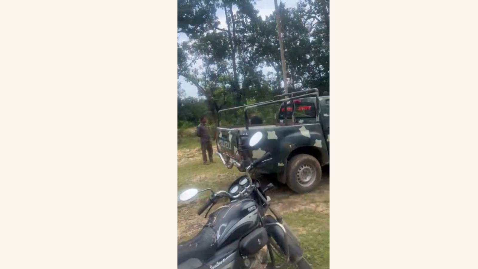 Deployment at Katghora forest edge