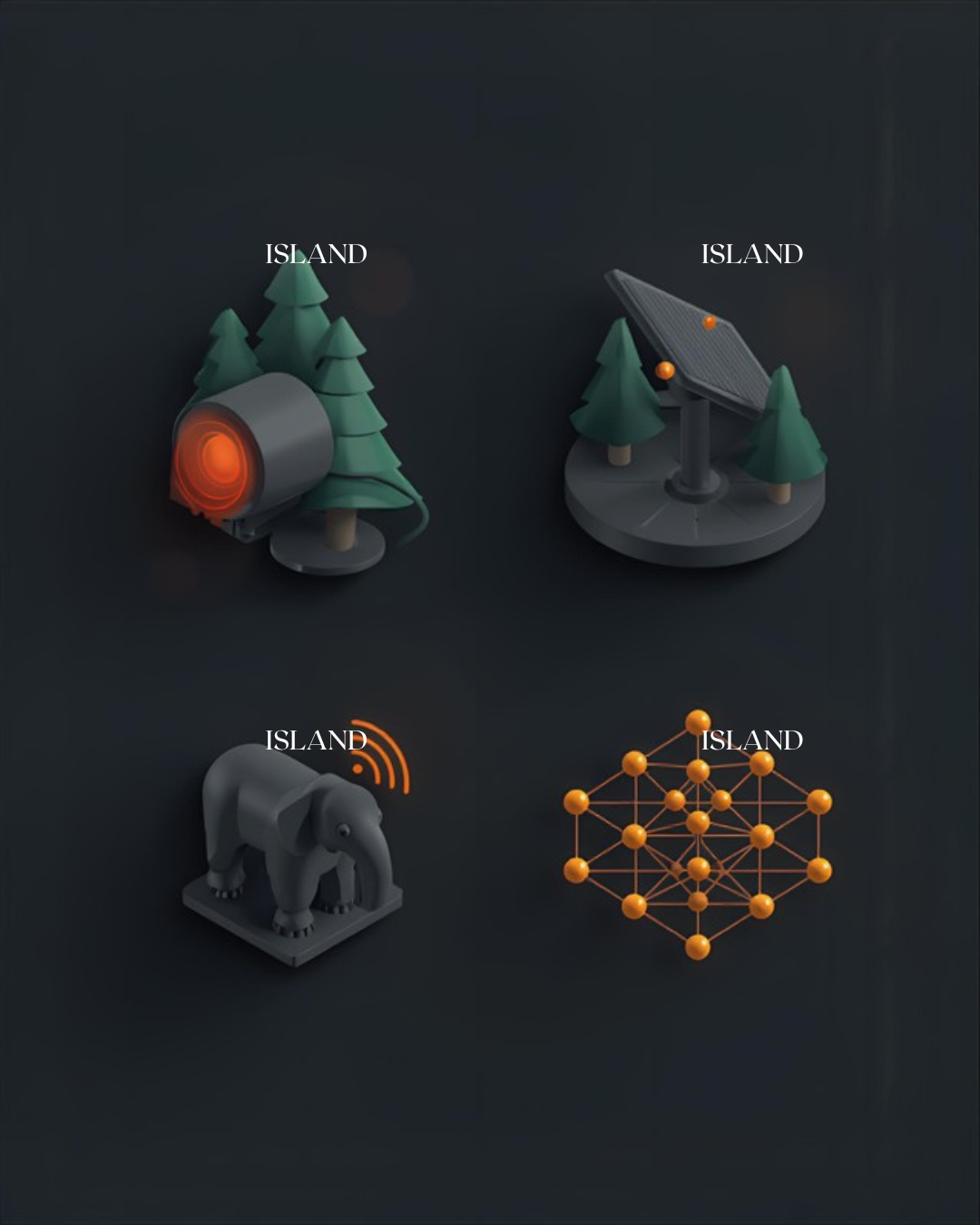 ELEKIND network system &mdash; 3D component overview